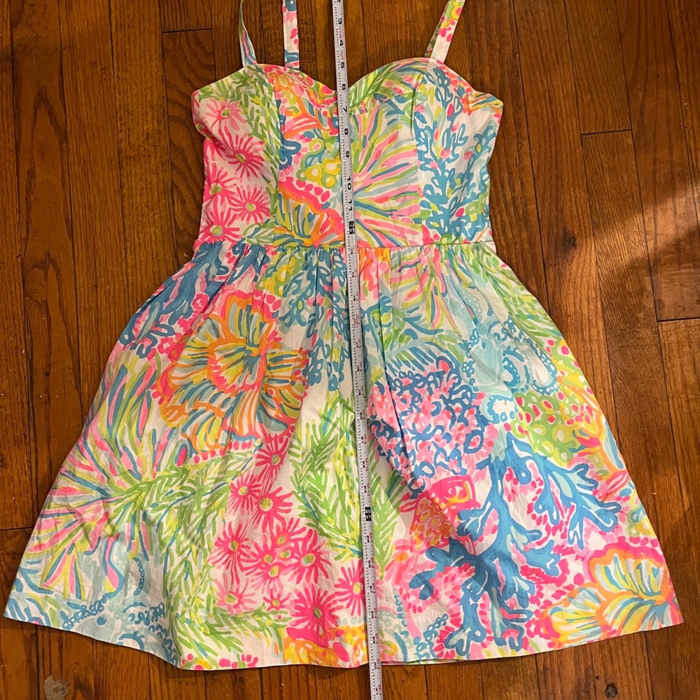 Lilly Pulitzer Pink and Green Dress - Picture 7 of 17